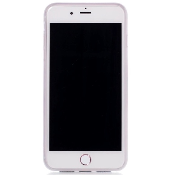 NEW iPhone 7+/8+ Pink Glitter Wine Glass Case - Picture 2 of 2